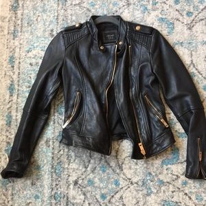 Zara leather jacket